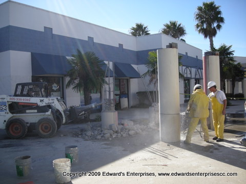Santa Clarita Demolition and hauling: in progress at a commercial location in Ventura County by Edward's Enterprises General Contractor & Hauling Service.