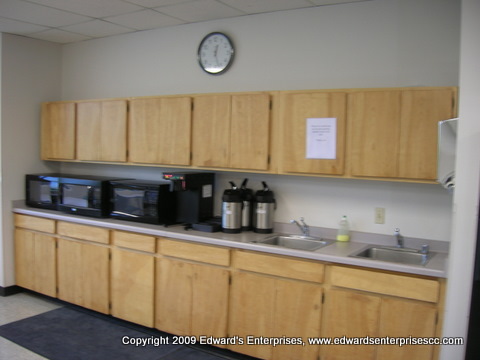 93010 and 93012 Carpentry Kitchen Cabinet projects: Break room cabinets cut and fitted to proper specifications.