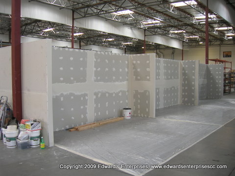 Panorama City Commercial Remodeling: wall installations