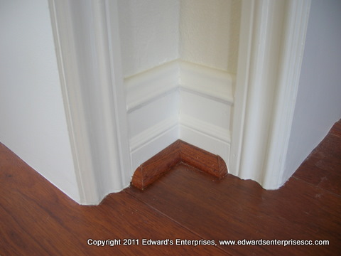 Interior baseboards and wall trim in Encino, CA: Edward's Enterprises    hardware store encino