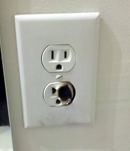 Receptacles, Plugs, & Switches repairs from shorts in Ventura