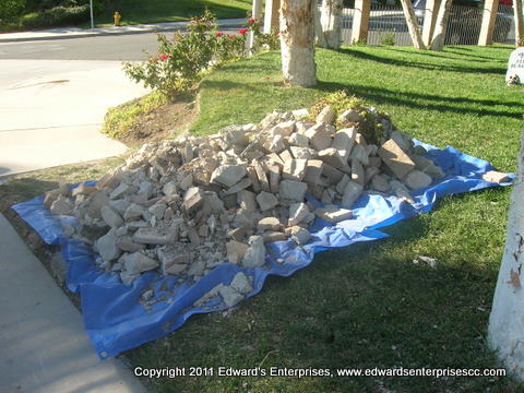 Residential Outdoor Handyman landscape project Edward's Enterprises Oxnard Outdoor Handyman Service.