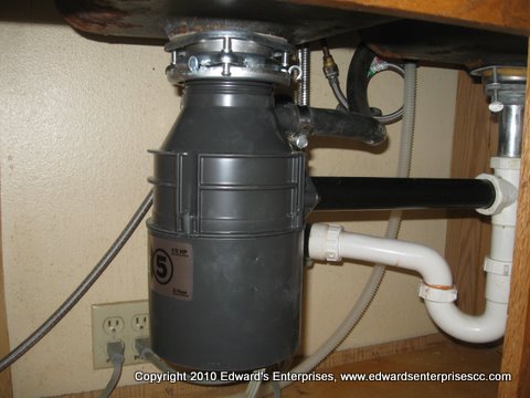 Ojai 93023 1/2 Horse Power In-Sink-Erator Garbage Disposal repair in progress