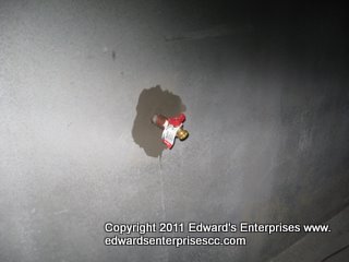 Exterior hose bibb, residential, by Edward's Enterprises