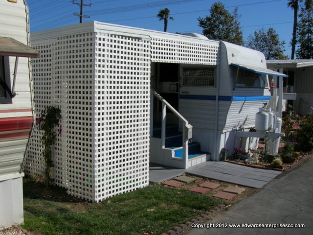 Lattice repairs and installations: Edward’s Enterprises Lattice.