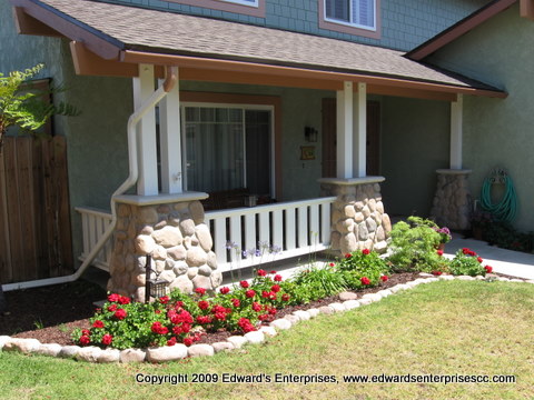 Residential Remodeling: Exterior of a home remodeled to add curb appeal and change the aethstetic of the home