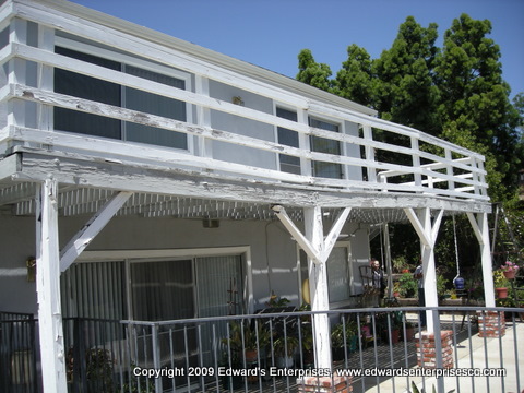 Residential Demolition and Hauling project: removal of rotted second story deck and haul away.