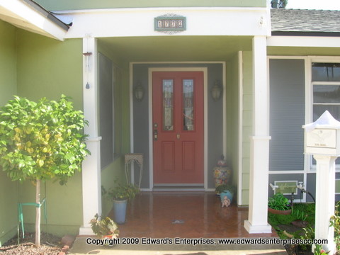 Carpentry Services: Entryway to a residential remodel project