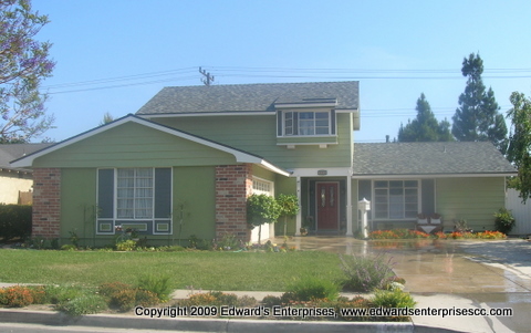 Residential Remodel Inside & Out After, Including: Paint Inside and Out, Roof, Front Facade, Laminate Flooring, Electrical, Tile Flooring, Landscaping, Doors Inside & Out, Drywall, Ceilings Scraped, Plumbing, and More.