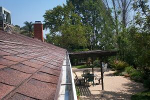 Landscaping Rain Gutter Cleaning Leaves - Landscaping