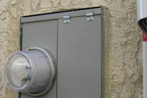 Painting Stucco Electrical Panel Texture - Painting