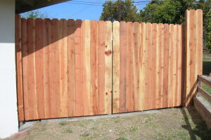 Carpentry Fence Gate Entrance - Carpentry