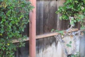 Carpentry Fence Leaning Repair - Carpentry