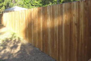 Carpentry Fence Stain Refinish - Carpentry
