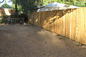 Carpentry Fence Stain Refinish - Carpentry