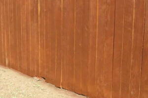 Carpentry Fence Stain Refinish - Carpentry