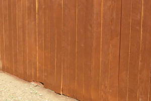 Carpentry Fence Stain Refinish - Carpentry