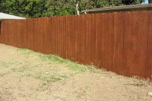 Carpentry Fence Stain Refinish - Carpentry