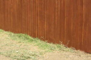 Carpentry Fence Stain Refinish - Carpentry