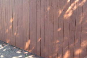 Carpentry Fence Stain Refinish - Carpentry
