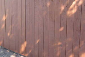 Carpentry Fence Stain Refinish - Carpentry