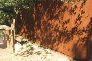 Carpentry Fence Stain Refinish - Carpentry