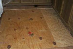 Carpentry Sublfloor Kitchen Repair - Carpentry