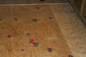Carpentry Sublfloor Kitchen Repair - Carpentry