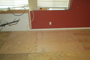 Carpentry Sublfloor Replacement Flooring - Carpentry