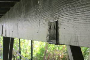 Carpentry Deck Beam Repair - Carpentry