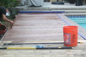 Carpentry Deck Pool Refinish - Carpentry