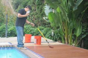 Carpentry Deck Pool Refinish - Carpentry