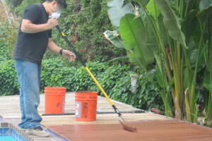 Carpentry Deck Pool Refinish - Carpentry