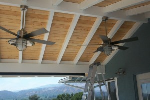 Electrical Ceiling Fan Patio Install - Electrical