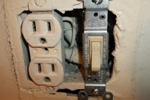 Electrical Switch Plugs Replace Outlet - Electrical