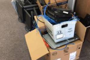 Hauling Business Office Cleanout - Hauling