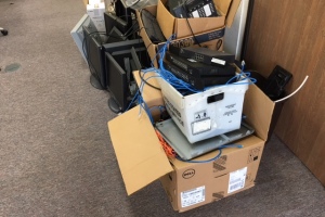 Hauling Business Office Cleanout - Hauling