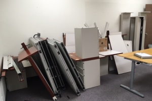 Hauling Business Office Cleanout - Hauling