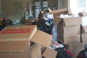 Hauling Home Garage Trash Cleanout - Hauling