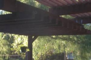 Hauling Home Patio Cover Demo - Hauling