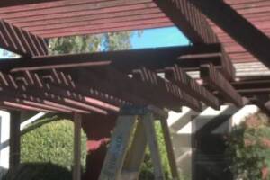Hauling Home Patio Cover Demo - Hauling