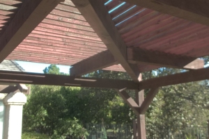 Hauling Home Patio Cover Demo - Hauling