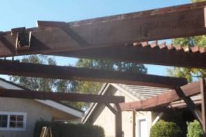 Hauling Home Patio Cover Demo - Hauling