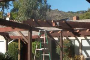 Hauling Home Patio Cover Demo - Hauling