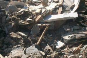 Hauling Home Yard Demo Debris - Hauling