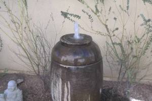 Landscaping Yard Fountain Hose Repair - Landscaping