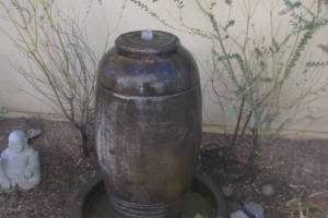 Landscaping Yard Fountain Hose Repair - Landscaping
