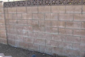 Landscaping Pressure Washing Concrete Wall - Landscaping