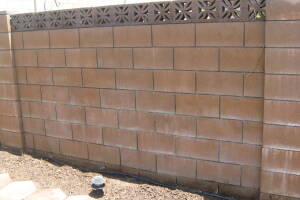 Landscaping Pressure Washing Concrete Wall - Landscaping