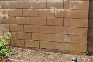 Landscaping Pressure Washing Concrete Wall - Landscaping